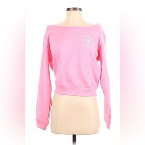 VS pink cropped sweatshirt